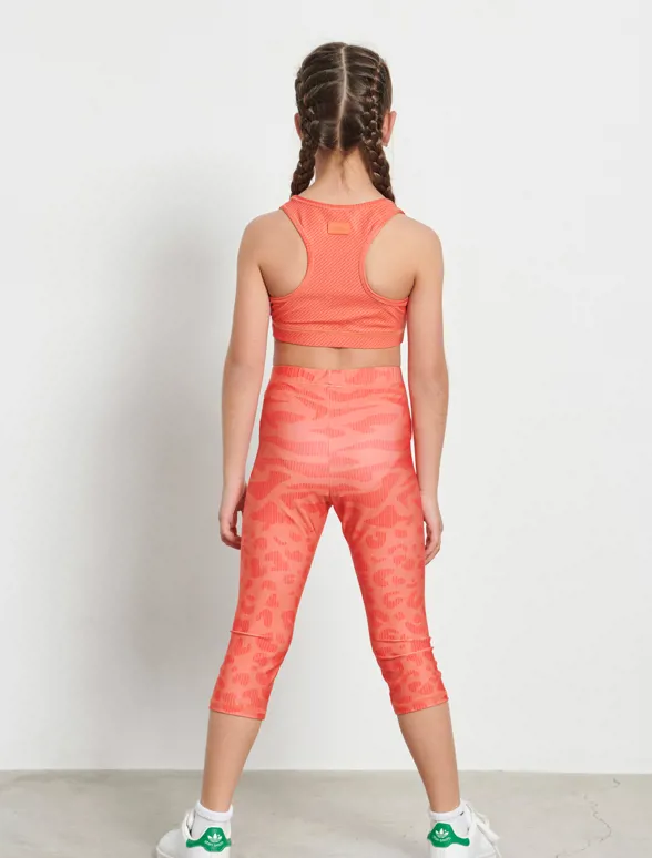 Banza 3/4 length gym leggings with high waist terracotta Only Play | La  Redoute