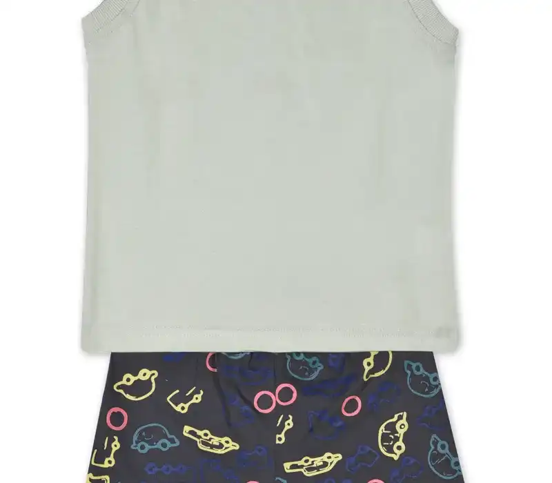 Baby sleeveless shirt and shorts set for boys | Bodytalk