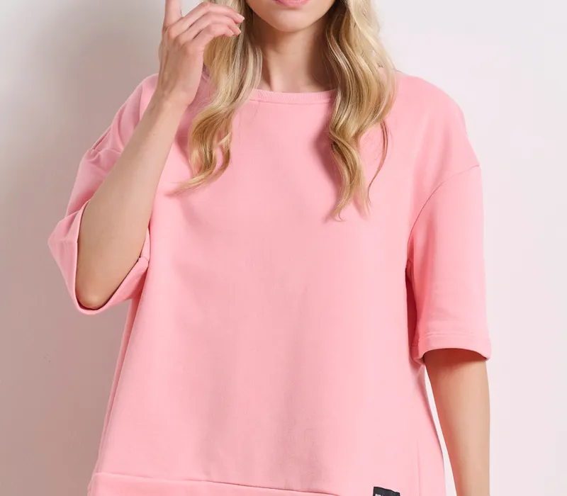 Tricou pentru femei cu spate încrucișat `LESS IS MORE¨`-thumbPicture-1