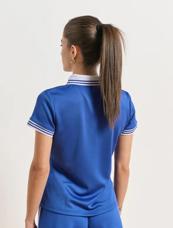 Tricou polo cu mânecă scurtă pentru femei `BEYOND`-mainImage-2