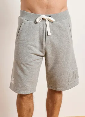 Men's sports shorts with embossed print 'CAPITAL LOGO'