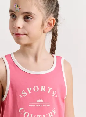 Children's sleeveless top for girls 'BEYOND MiniMe'