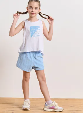 Kids terry shorts for girls 'TERRY STRIPES MiniMe'