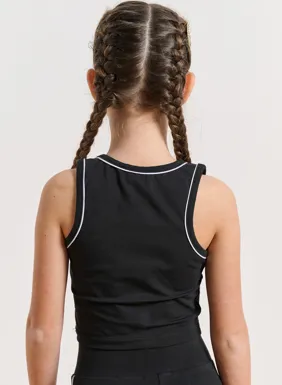 Kids sleeveless crop top for girls