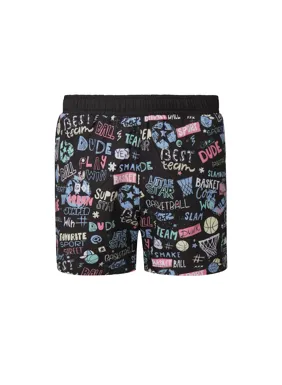 Boys' bermuda swim shorts