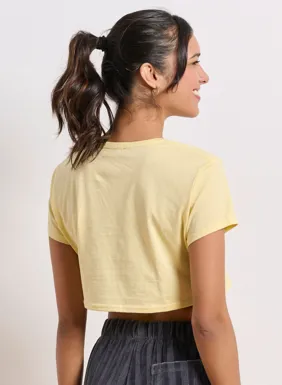 Women's Bdtk cropped short-sleeve top
