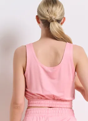 Women's sleeveless crop top 'LUMINOUS'