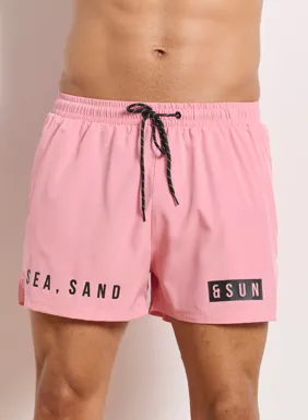 Men's short swim shorts