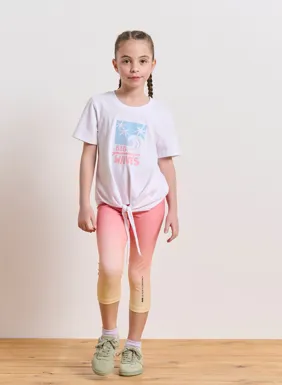 BDTK children's 3/4 athletic leggings for girls