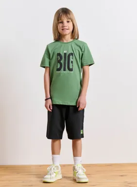 Παιδικό σετ για αγόρια με κοντομάνικο t-shirt και βερμούδα