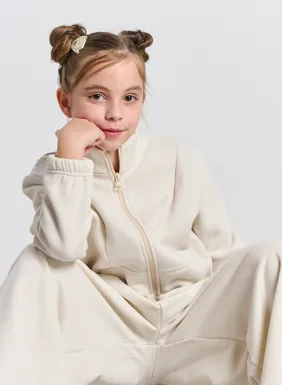Girls' cardigan 'LESS IS MORE MiniMe