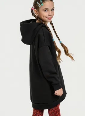 Kids hoodie for girls 'LESS IS MORE MiniMe '