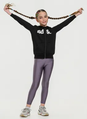 Kids high-waisted athletic leggings 4/4 for girls