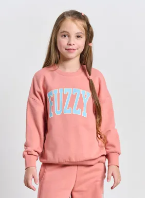 Children's long-sleeve top for girls 'FUZZY MiniMe'