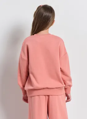 Children's long-sleeve top for girls 'FUZZY MiniMe'