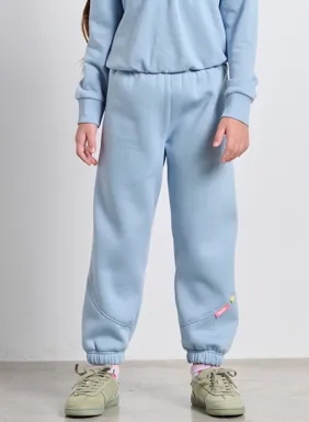 Children's high-waisted jogger pants for girls 'CAPITAL LOGO'