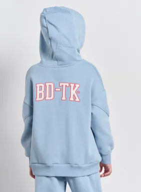Girls' hooded cardigan 'CAPITAL LOGO'