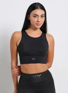 Women's athletic long sports bra `BDTK GYM`