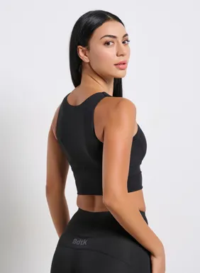 Women's athletic long sports bra `BDTK GYM`