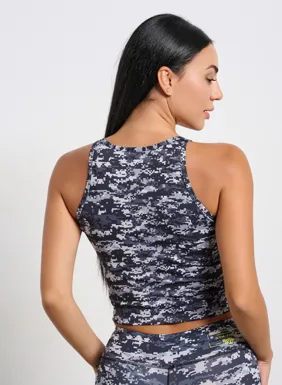 Women's athletic crop top 'BDTK GYM'