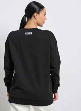 Women's long zip-up blouse 'COMFY'