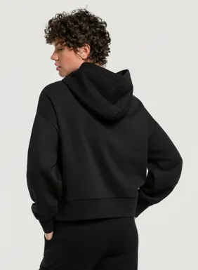 Women's short hoodie with hood 'HOPE'