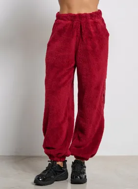 Women's teddy jogger suit