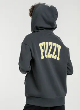 Γυναικεία ζακέτα με κουκούλα `FUZZY`