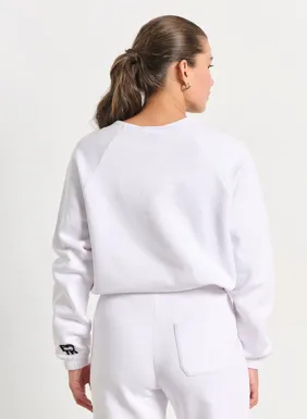 Women's cropped long-sleeve blouse `HEARTY`