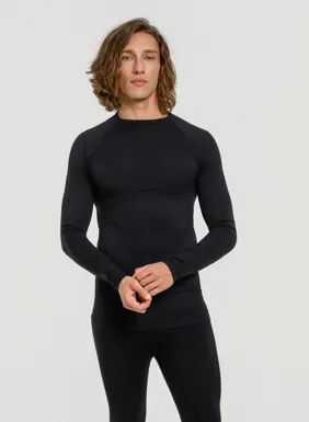 Men's thermal long-sleeve shirt