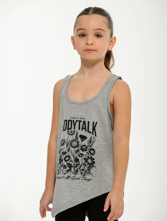 Παιδικό σετ για κορίτσια με αμάνικη μπλούζα και ποδηλατικό κολάν 2τμχ-mainImage-3