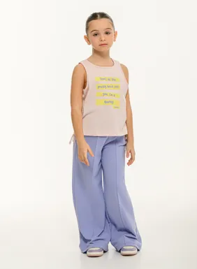 Παιδικό αμάνικο t-shirt `BOWS` για κορίτσια