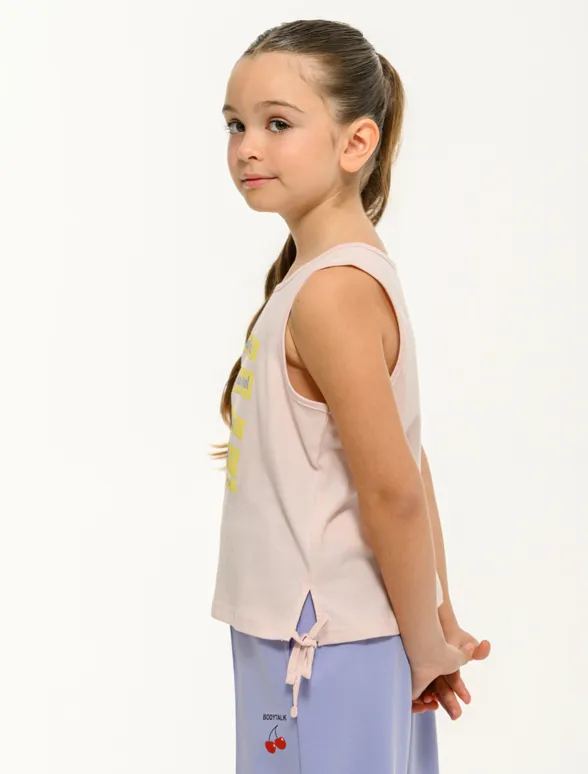 Παιδικό αμάνικο t-shirt `BOWS` για κορίτσια-mainImage-3