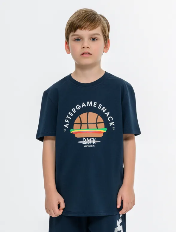 Παιδικό κοντομάνικο t-shirt για αγόρια με τύπωμα-mainImage-1