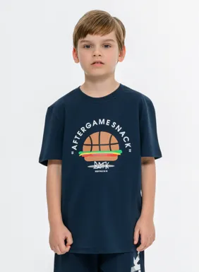 Παιδικό κοντομάνικο t-shirt για αγόρια με τύπωμα