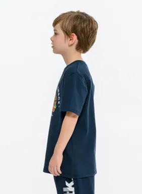 Παιδικό κοντομάνικο t-shirt για αγόρια με τύπωμα