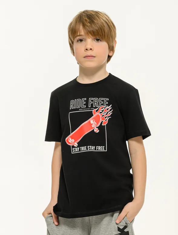 Παιδικό κοντομάνικο t-shirt για αγόρια με τύπωμα-mainImage-3