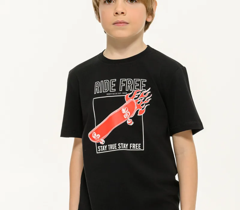 Παιδικό κοντομάνικο t-shirt για αγόρια με τύπωμα-thumbPicture-3