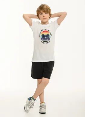 Παιδικό κοντομάνικο t-shirt για αγόρια με τύπωμα