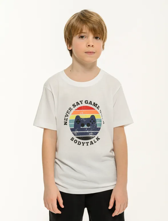 Παιδικό κοντομάνικο t-shirt για αγόρια με τύπωμα-mainImage-2