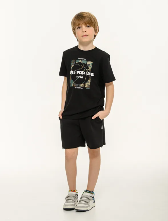 Παιδικό κοντομάνικο t-shirt για αγόρια με τύπωμα-mainImage-3