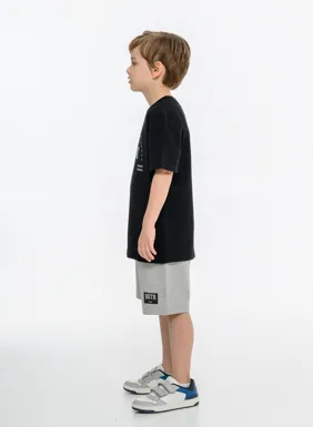 Παιδικό bdtk σετ για αγόρια με t-shirt και μακριά βερμούδα 2τμχ