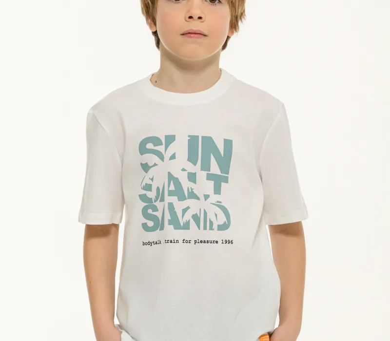 Παιδικό bdtk σετ για αγόρια με t-shirt και μακριά βερμούδα 2τμχ-thumbPicture-2