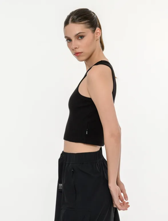 Γυναικείο αμάνικο crop top-mainImage-2