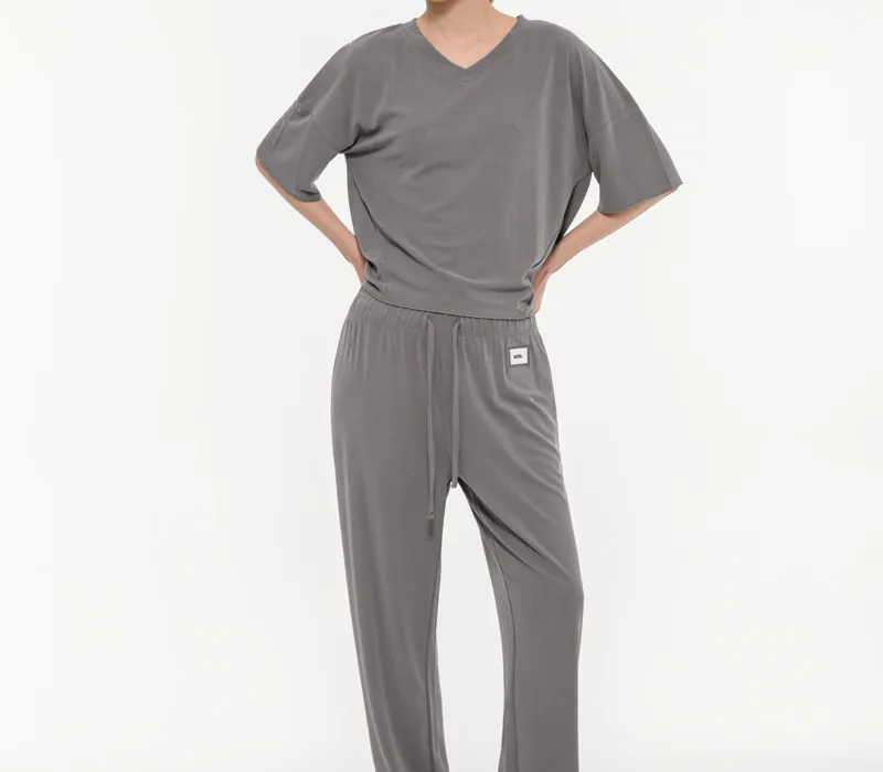 Women's rib jumpsuit with elastic-thumbPicture-1