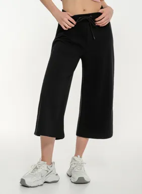 Women's loose sweatshirt jumpsuit with elastic