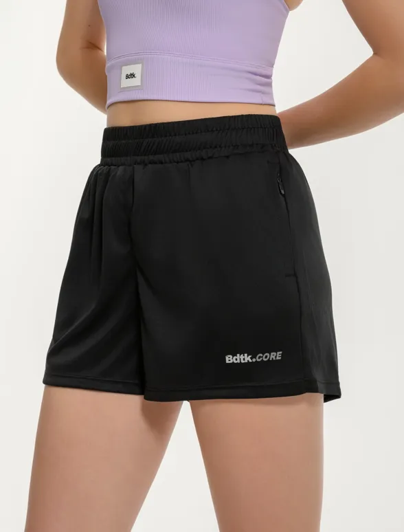 Women's athletic gym shorts bdtk.core-mainImage-4