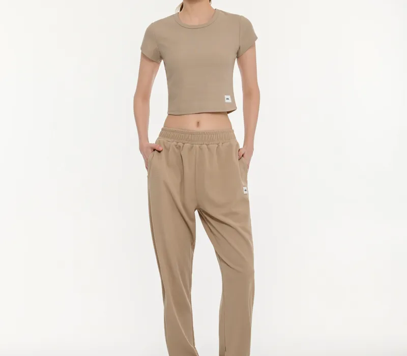 Women's waffle crop t-shirt-thumbPicture-1