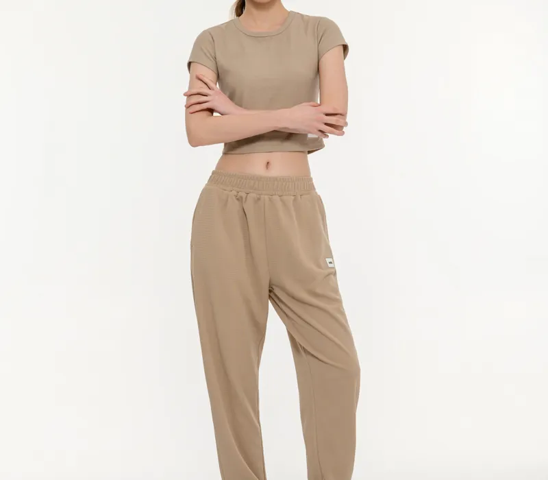 Women's waffle crop t-shirt-thumbPicture-2
