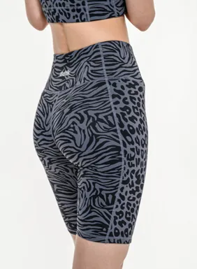 Γυναικείο αθλητικό ποδηλατικό κολάν με animal print